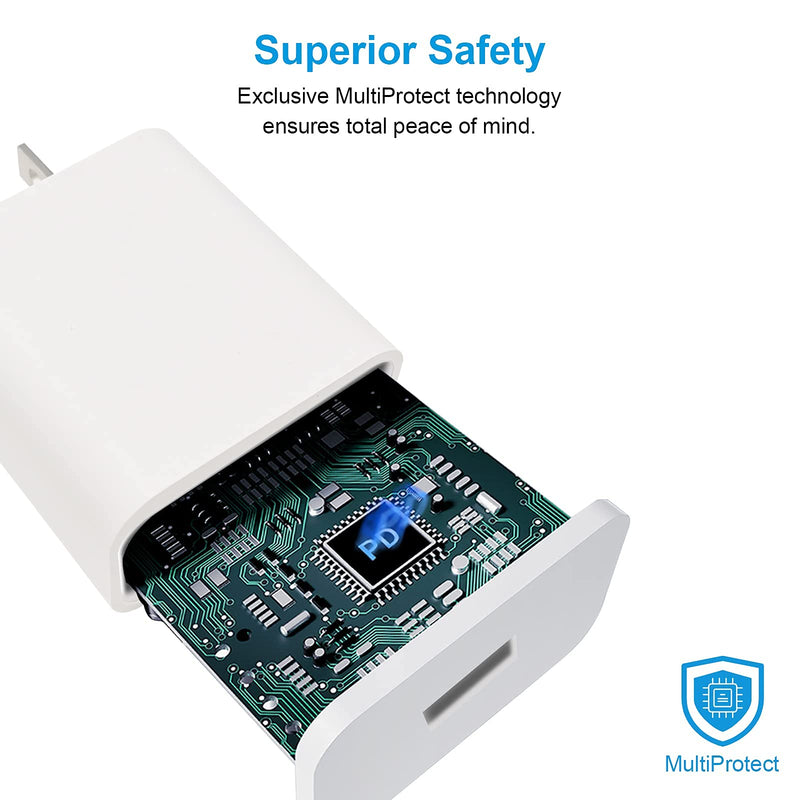 [Australia - AusPower] - USB Port A Power Adapter Charging Plug 18w QC USB A Appliance \USB 3.0 Compatible for iPhone 12, 12 Pro,12 Pro Max, 12 Mini, 11Pro, SE 2020 (Black) 