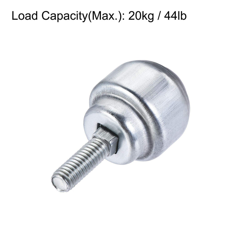 [Australia - AusPower] - uxcell Ball Transfer Bearing Unit 17mm 44Lbs Carbon Steel Bolt-Fixing Type for Transmission Pack of 4 