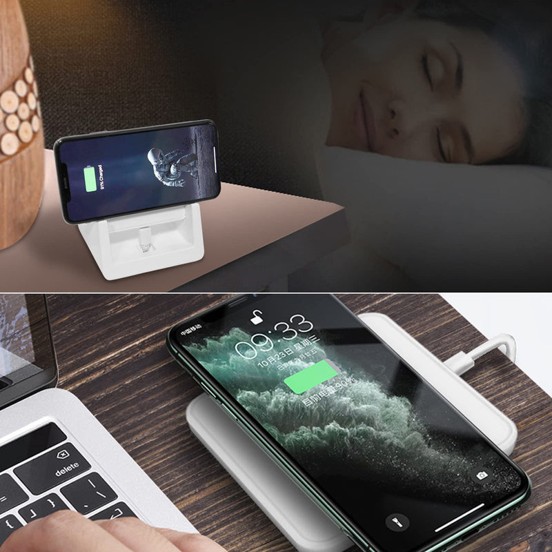 [Australia - AusPower] - Color Rokk Wireless Charger Stand,15W Cell Phone Stand Charger,Wireless Charging for Samsung Galaxy S22 Ultra/S22 Plus S21 S20 Ultra Plus FE,Google Pixel 6/6 Pro,iPhone 13/12 Pro Max(No AC Adapter) 