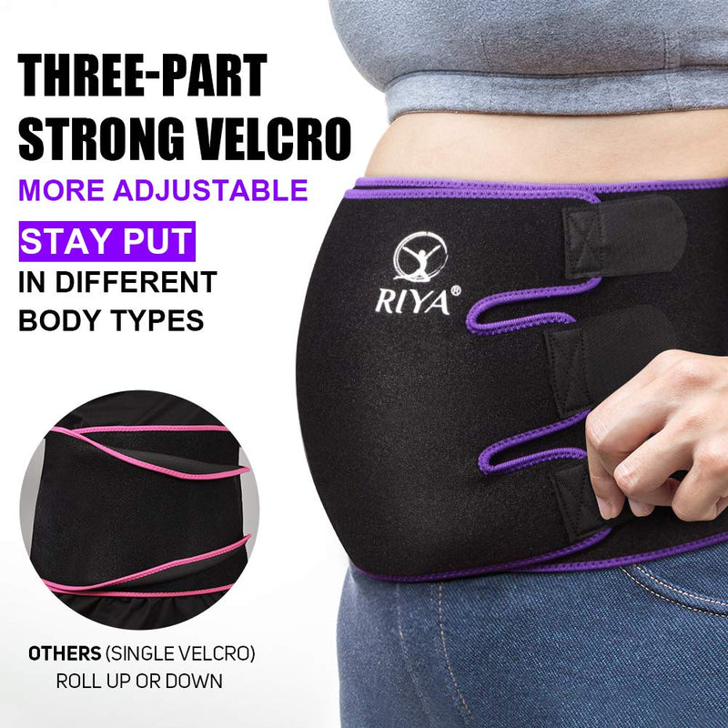 [Australia - AusPower] - Waist Trimmer Sweat Waist Trainer Women Waist Sweat Belt Band Belly Stomach Wrap Belt M: 8.5"Width x 39"Length 
