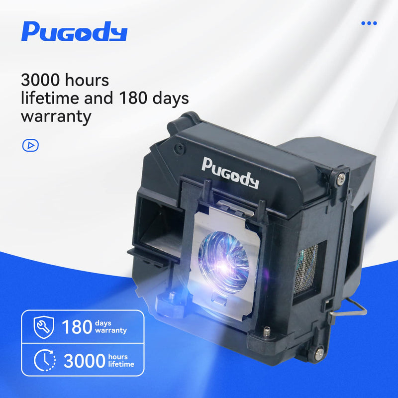 [Australia - AusPower] - Pugody ELPLP68/V13H010L68 Replacement Projector Lamp Bulb for Epson PowerLite Home Cinema 3010 3010E 3020E H421A H421C H422A H422C H450A H450C EH-TW5810C TW5900 TW5910W TW6000W TW6100W TW6510C TW6515C 