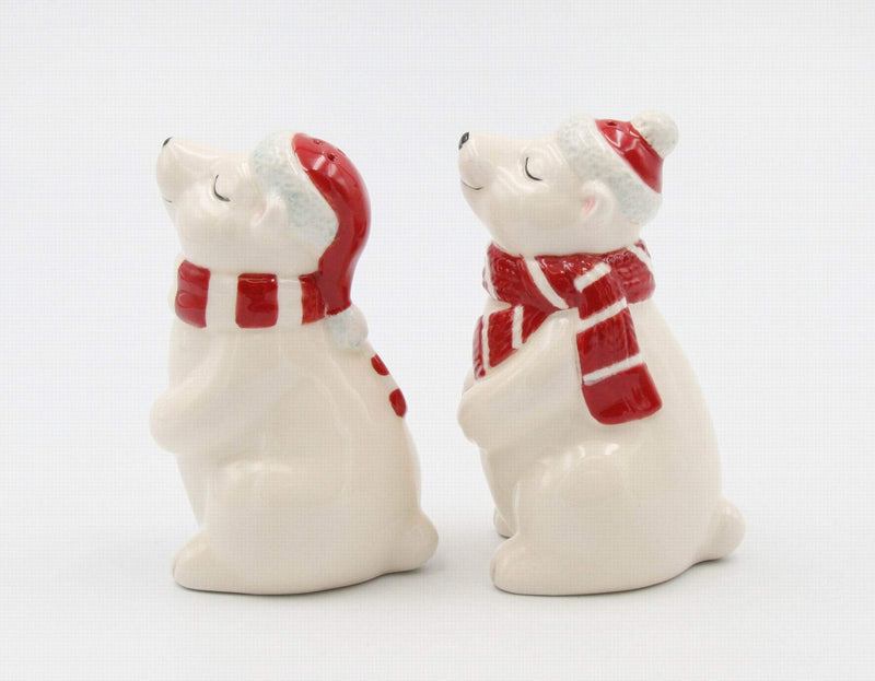 [Australia - AusPower] - Cosmos Gifts Christmas Polar Bear S/P Salt and Pepper Set, Multicolored 