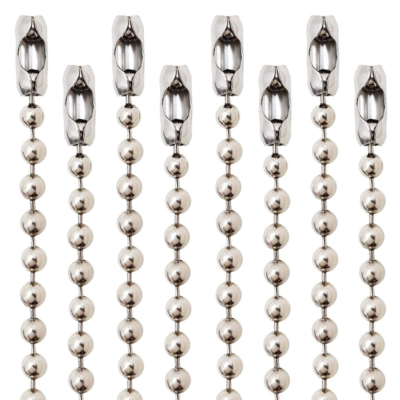 [Australia - AusPower] - Ball Chain # 10 4.5mm connectors Stainless Steel 50 Count 