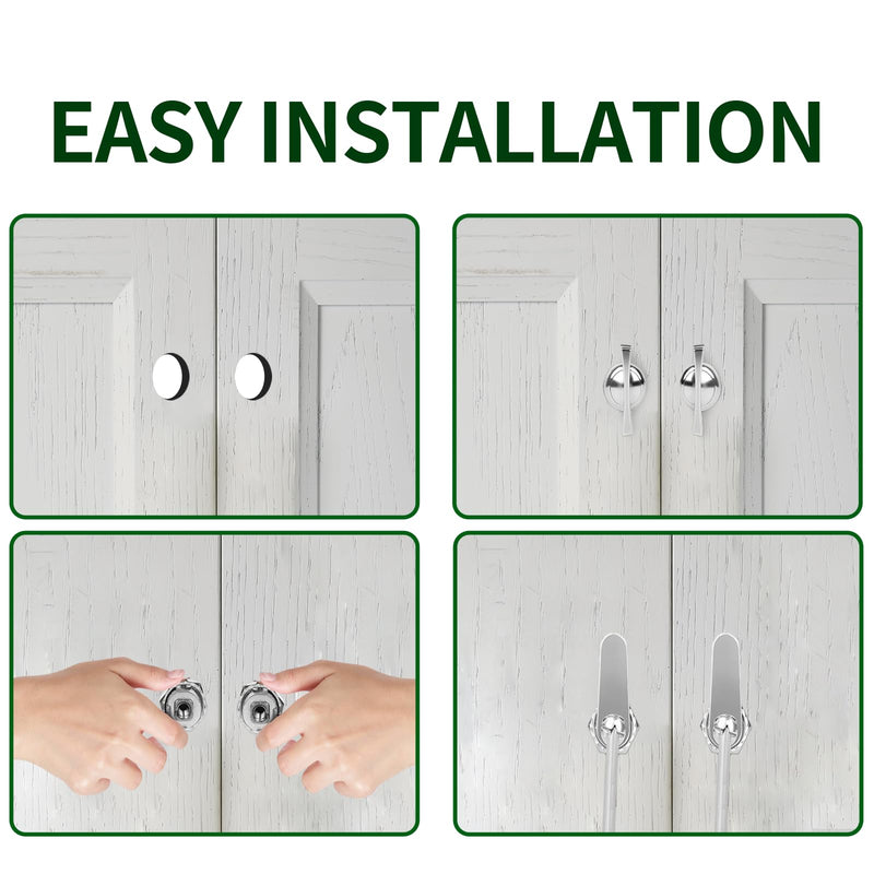 [Australia - AusPower] - Moicstiy 3 Pcs Cam Lock Thumb Operated Cabinet Lock 7/8" Non-Locking Compartment Lock for Camper, Vehicles, RV Compartment Door 