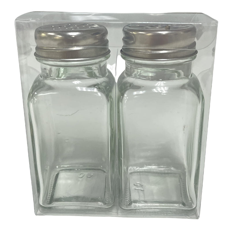 [Australia - AusPower] - Classic Salt and Pepper Shakers Glass Set 