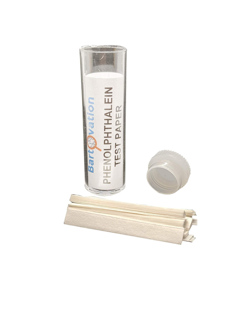[Australia - AusPower] - Phenolphthalein Test Paper [Vial of 100 Paper Strips] for Qualitative Leak Detection of Ammonia Vapors 
