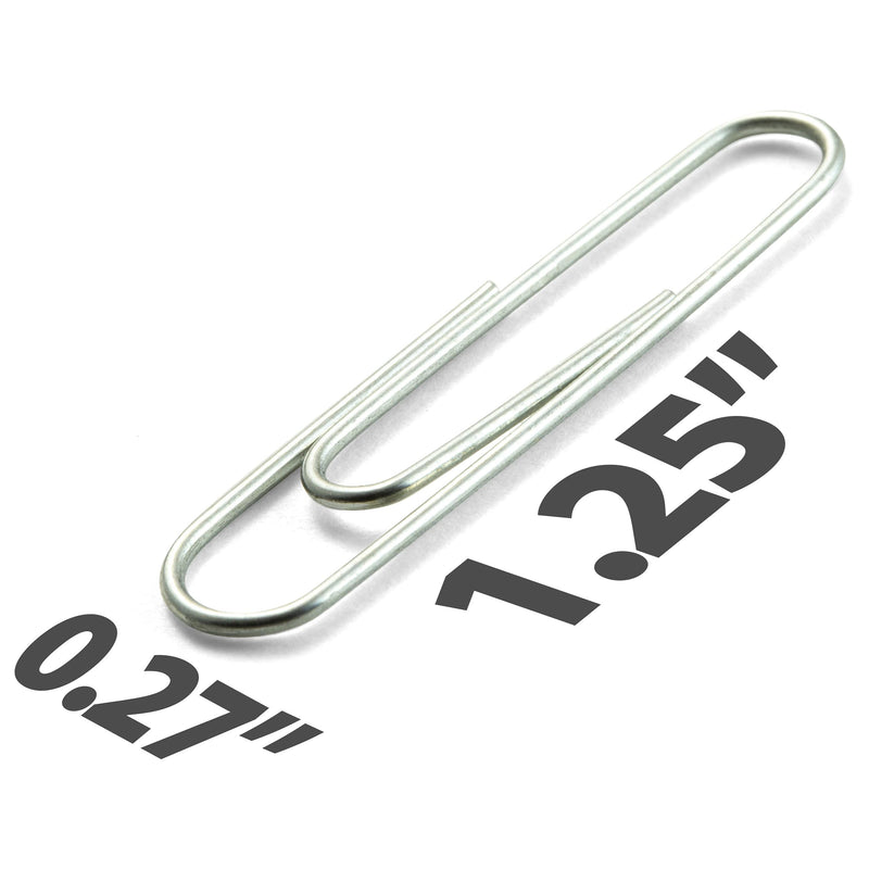 [Australia - AusPower] - Officemate Premium #1 Paper Clips, 1,000 Paper Clips (10 Boxes of 100 Each) (99916) , Silver 