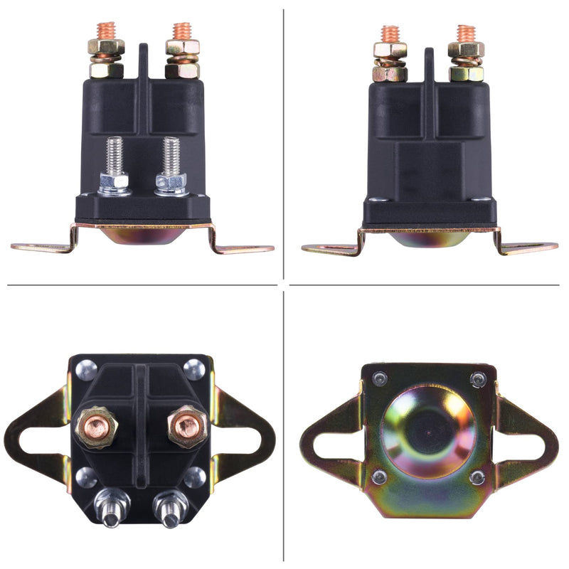[Australia - AusPower] - JINGKE 117-1197 Starter Solenoid w/ 2 Hole Bracket for Exmark Lawn Boy Toro 104-3189 117-1197 Lawn Mower Universal Solenoid Replaces EXMARK 513075 