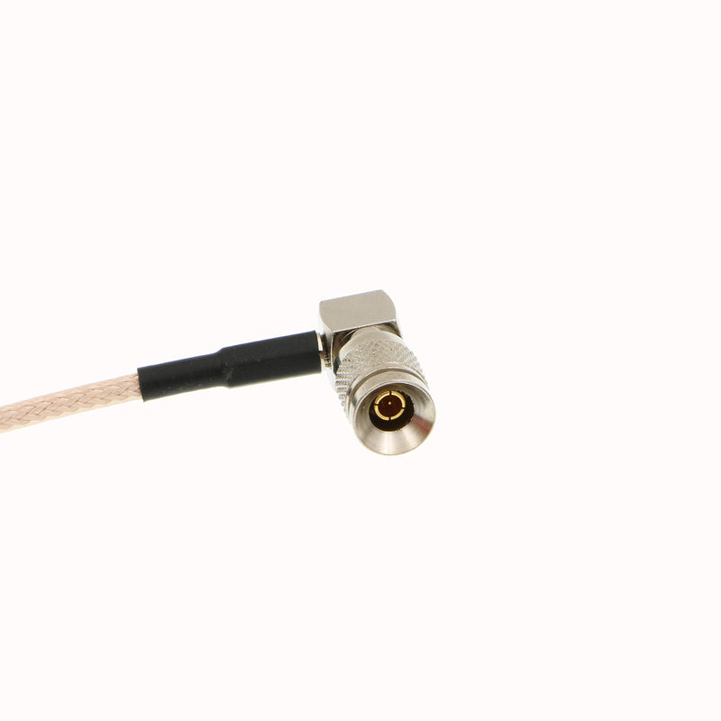 [Australia - AusPower] - Uonecn RG179 Right Angle BNC to Right Angle DIN 1.0/2.3 mini BNC 75ohm Coaxial Cable Video Cable For Blackmagic HyperDeck Shuttle 50cm 
