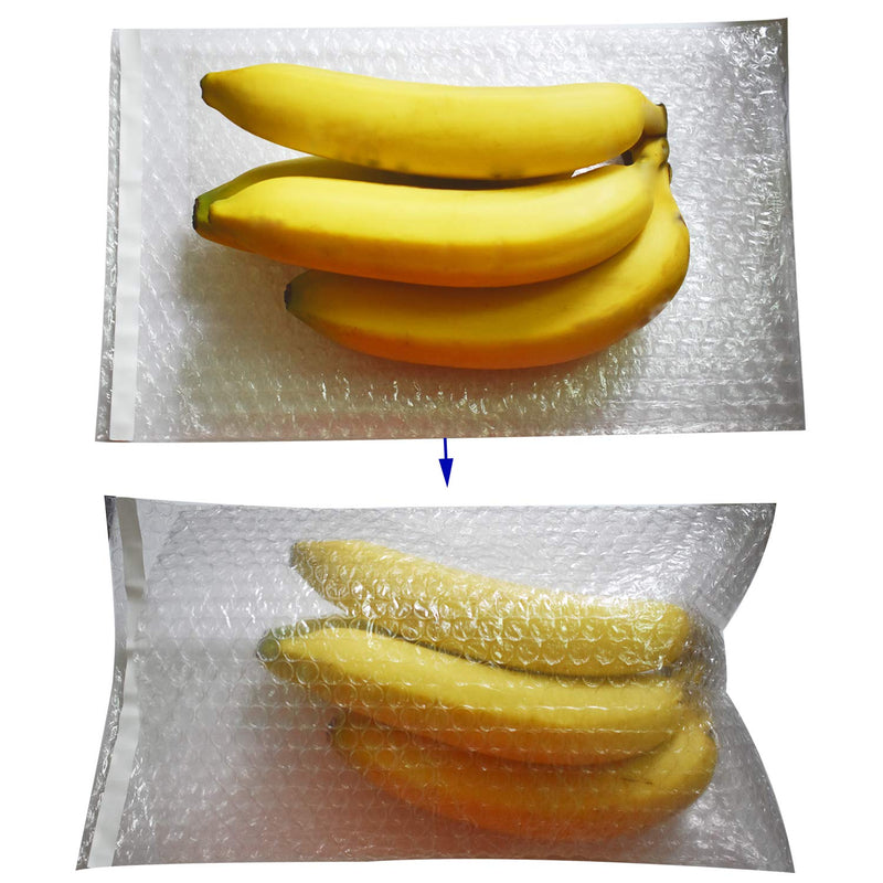 [Australia - AusPower] - 50Pack 8x11 INCH Bubble Out Bags Self-Seal Bubble Pouches for Moving, Shipping, and Storage, Wrap Cushioning Packaging Bag Double-Side Premium Sealing Bubble Out Pouch 