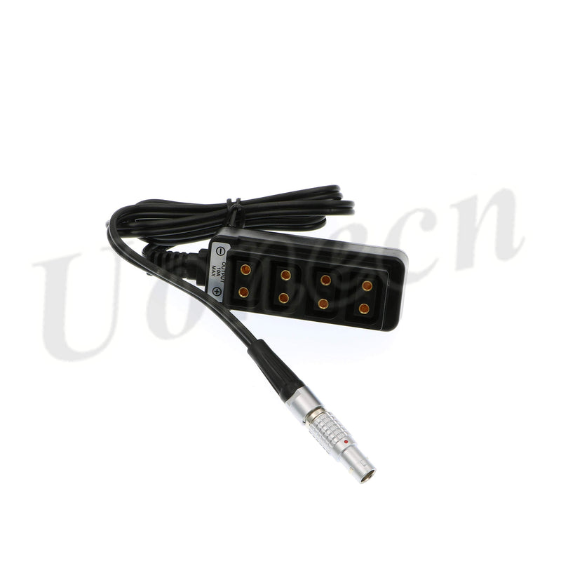 [Australia - AusPower] - Uonecn Splitter Cable for RED DSMC2 Jetpack RTmotion Sidekick 4 Port D-tap Female to FGG. 0B 2 pin Male 