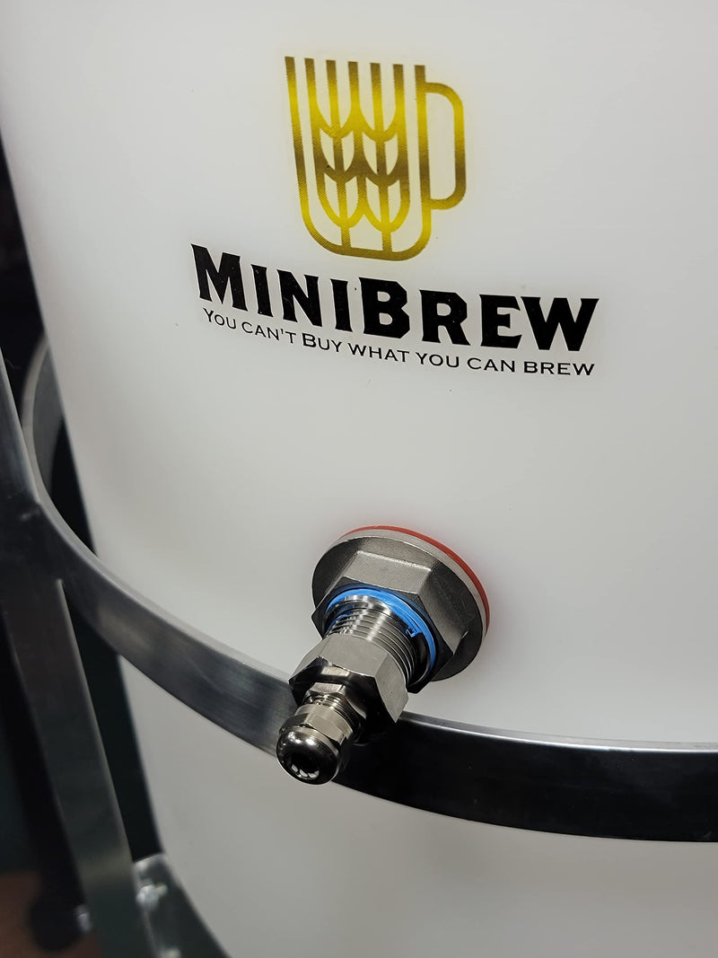 [Australia - AusPower] - MiniBrew 3/4” NPT EZ Seal Weldless Bulkhead with Buna-N Gaskets for Homebrewing ( 1 Pack) MB-3/4-EZSEAL-BUNA 