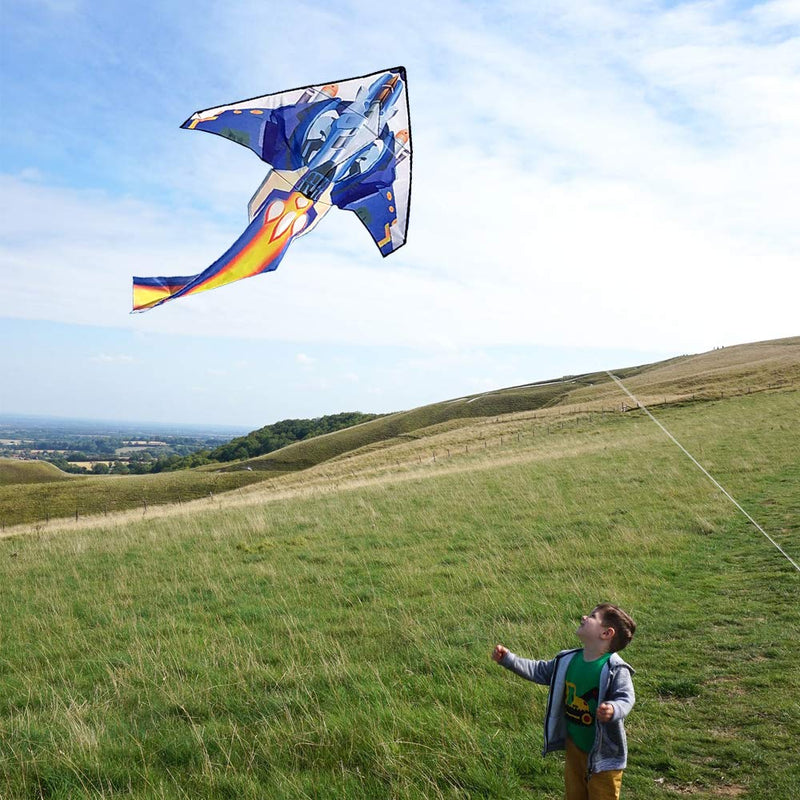 [Australia - AusPower] - Airplane Kite for Kids & Adults Easy to Fly 
