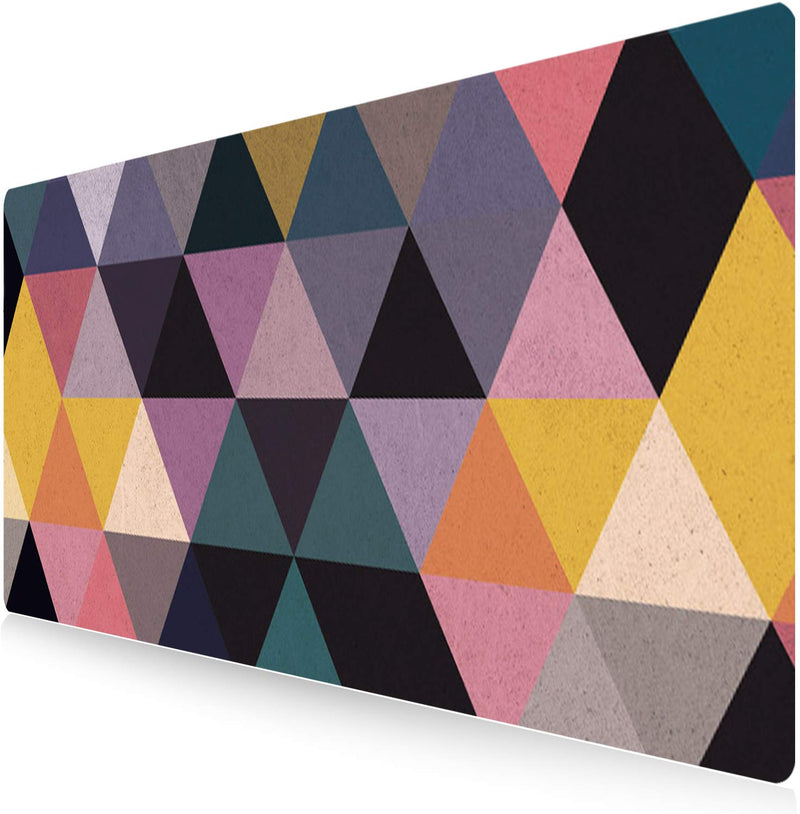 [Australia - AusPower] - Large Mouse Pad,Geometric Pattern Desk Mat XXL Extended Gaming Mouse Pad Non-Slip Keyboard Pad for Laptop Computer Home Office Accessories Geometric C 