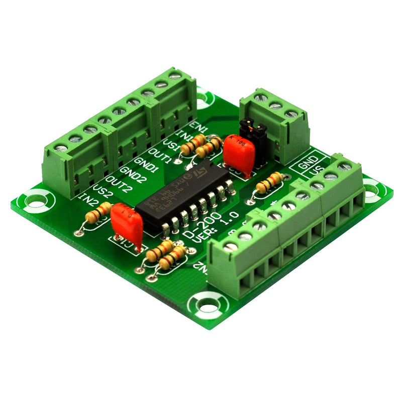 [Australia - AusPower] - Electronics-Salon Push-Pull Four Channel Motor Driver Module, L293D 