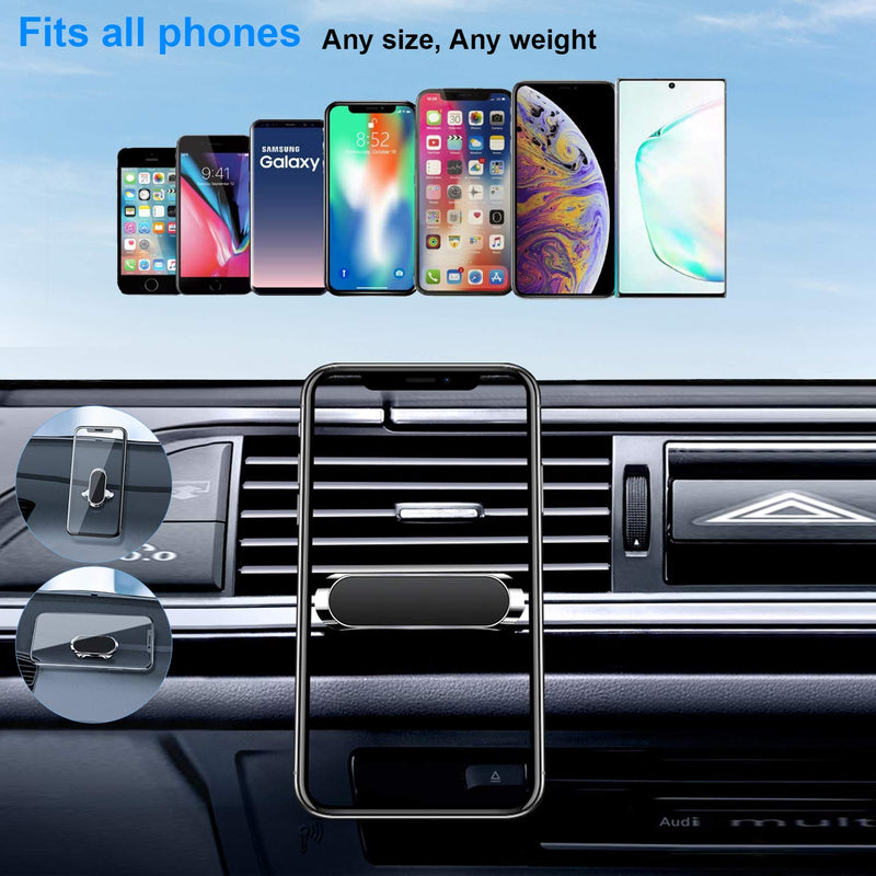 [Australia - AusPower] - Timpou Magnetic Car Phone Holder, Universal Dashboard Holder,360° Adjustable Super Powerful Magnet for iPhone Samsung and More F16 