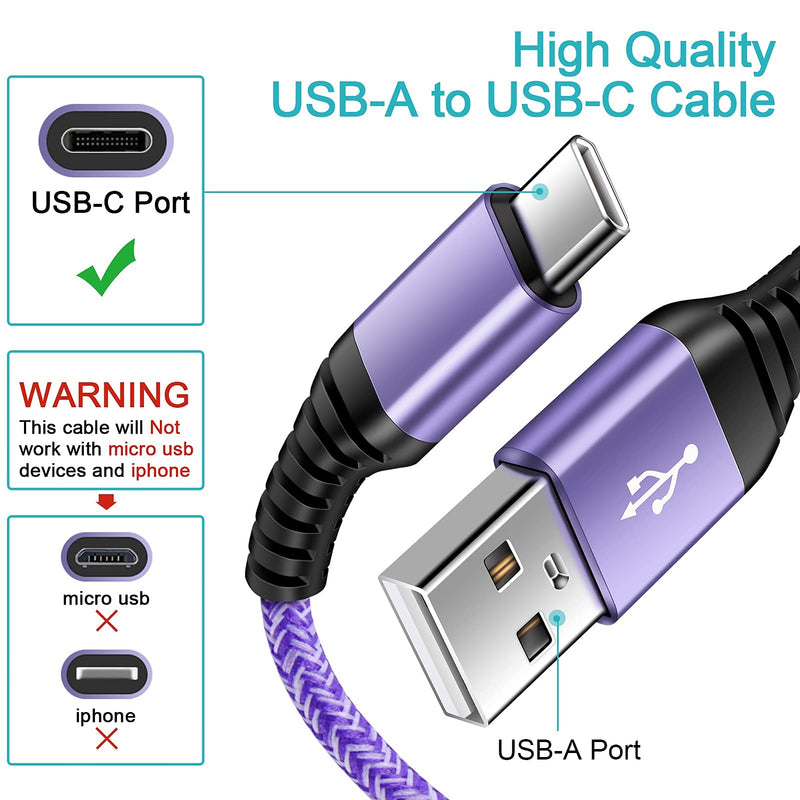 [Australia - AusPower] - USB C Wall Charger, Android Phone Charger Block C Type Car Charger for Samsung Galaxy S21+ S21 S20 S10 A01/11/20/21/10e/51/71/50/70 Note 21/20/9, Pixel 5 4 3,LG Stylo 5, Moto G Stylus 6FT Type C Cable 