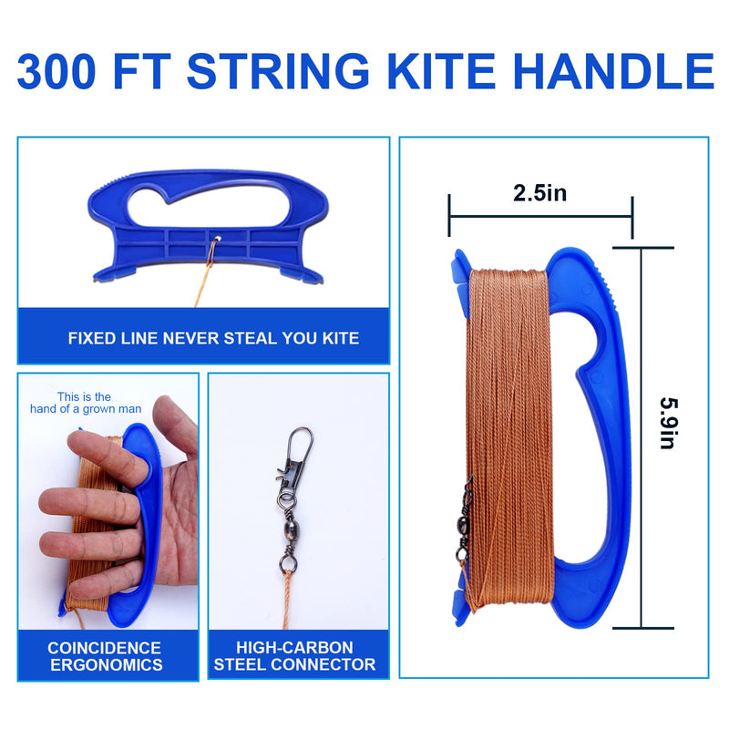 [Australia - AusPower] - Simxkai Kite for Kids Adults,Easy to Fly Rainbow Kite,Best Delta Kite for Beginners Toddlers,Durable Kite c/w 300ft String 