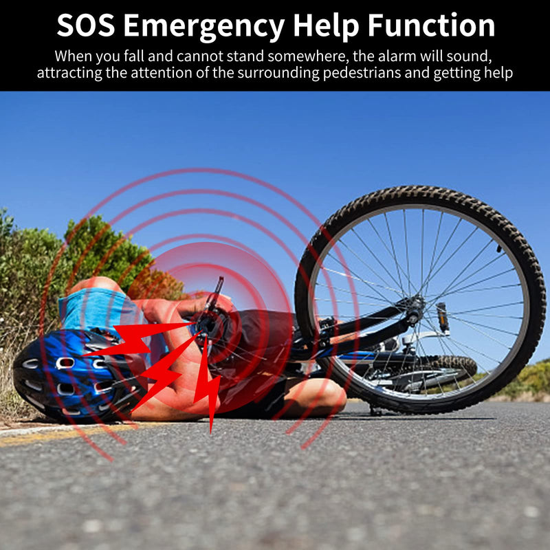 [Australia - AusPower] - KCMYTONER Vibration Sensing Bike Alarm with Remote, 113db Loud Bicycle Alarm System Anti Theft, Wireless Motorcycle Alarm for Electric Bike Tricycle Mobility Scooter Ebike Cycling Security 1 