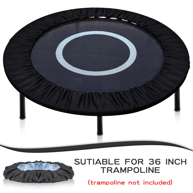 [Australia - AusPower] - Tatuo Trampoline Spring Cover 36 Inch Round Trampoline Replacement Safety Cover 600D Oxford Cloth Optional Cover for Small Trampoline Serviceable Waterproof Frame Cover for Home 