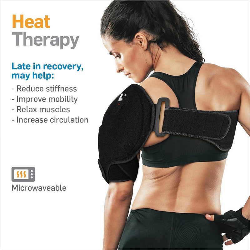 [Australia - AusPower] - NatraCure Hot or Cold and Compression Shoulder Support with Extra Gel Pack 