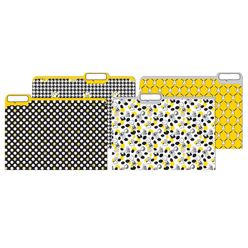 [Australia - AusPower] - Eureka Peanuts Snoopy File Folders for School, 4pc, 11.5" W x 9" L 
