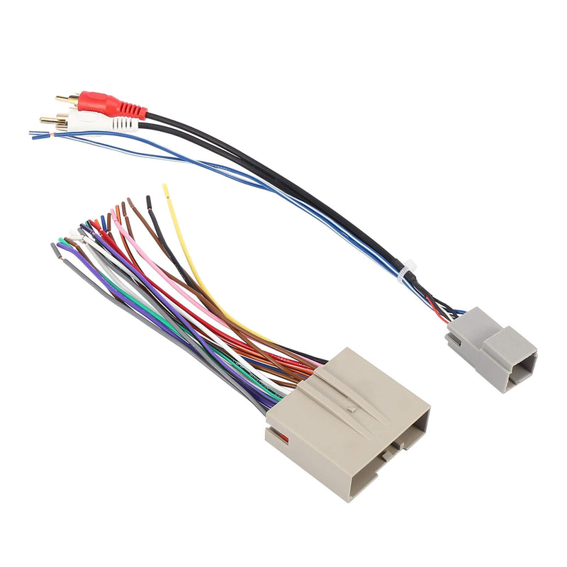 [Australia - AusPower] - X AUTOHAUX 70-5521 Car Stereo CD Player Wiring Harness Wire Radio Adapter Install Plug Set for Ford Focus 2005-2007 