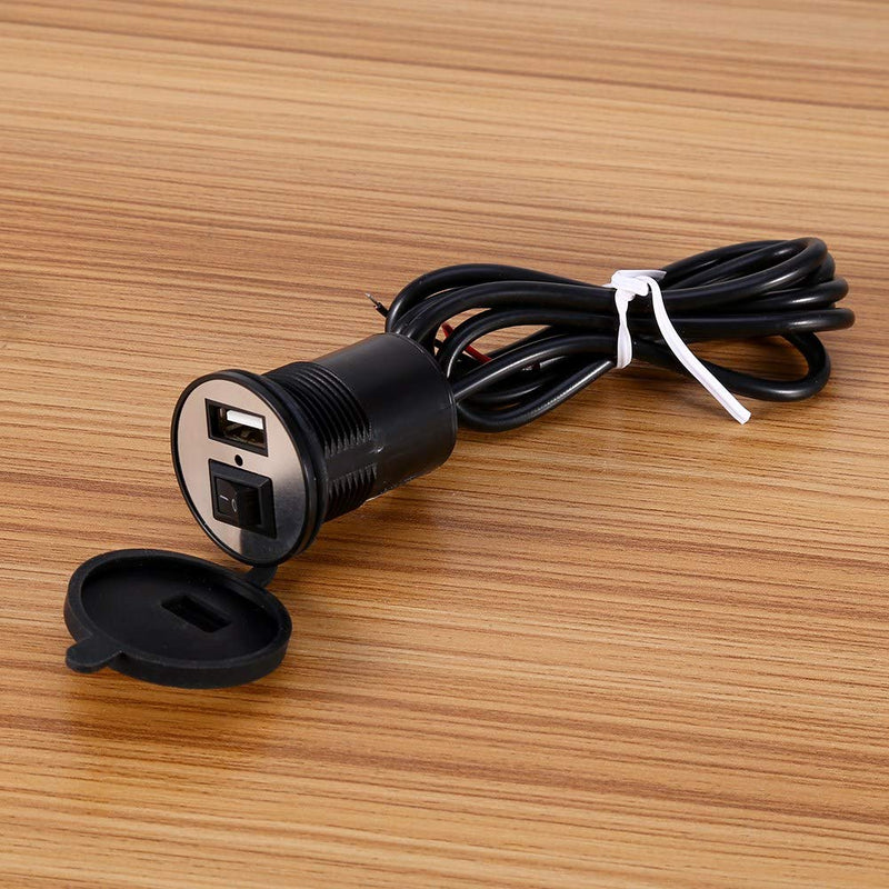 [Australia - AusPower] - Motorcycle Phone Charger, Waterproof 12V to 5V 1.5A Motorcycle Smart Phone GPS USB Charger Power Adapter Universal for Cell Phone Tablets Digital Came 
