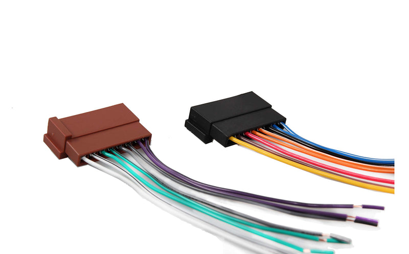 [Australia - AusPower] - RED WOLF Radio Stereo Wiring Harness Connector Adapter for 1985-2004 Ford F150/250/350/Lincoln/Mercury Vehicles Nav Install Harness 