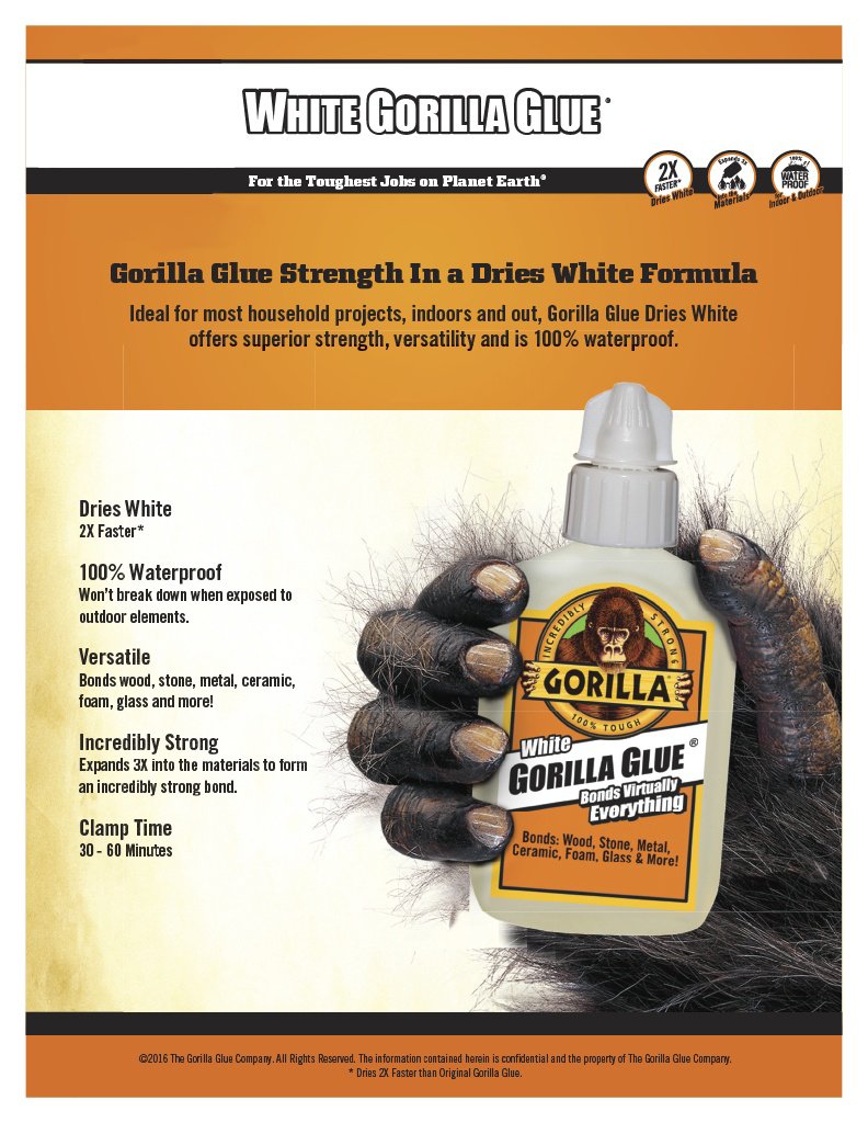 [Australia - AusPower] - Gorilla White Glue Pen, Waterproof, .75 ounce Precision Tip Bottle, White, (Pack of 2) 