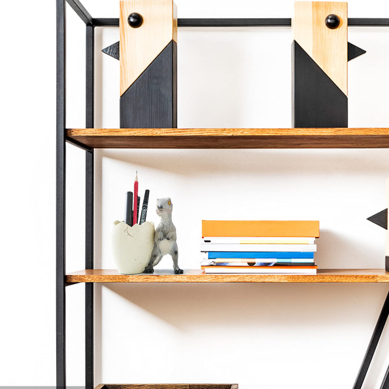 [Australia - AusPower] - Ballis Cute Pencil Holder Funny Dinosaur Desk Accessories,Pen Organizer for Home and Office Decorative Supplies,Decor Toothcup,Resin Gift for Man and Women 