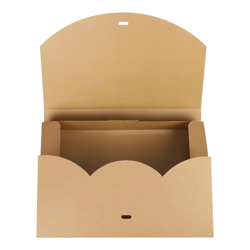 [Australia - AusPower] - 10 Pack Rectangle Presents Box with Ribbon Bowknot Kraft Paper Gift Bag Cardboard Underwear Necklace Shirt Wrapping Box Clothing Scarves Packaging Bag for Wedding Party Baby Shower Valentines Day Gold 1 