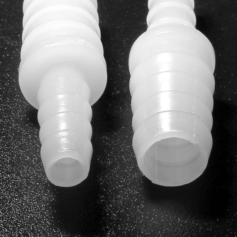 [Australia - AusPower] - Bonsicoky 5Pcs Plastic Hose Barb Reducer Fitting, 3/8" to 1/4" Hose Barb Union Adapter Connector Pipe Hose Fitting 3/8" x 1/4" Hose Bar 