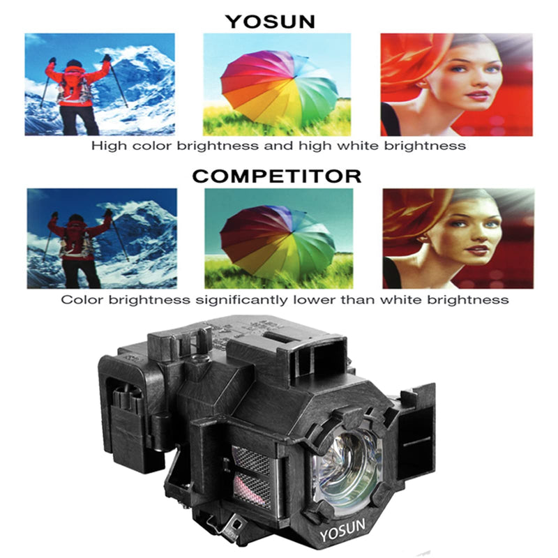 [Australia - AusPower] - YOSUN v13h010l42 Projector Bulb for epson elplp42 PowerLite Home Cinema 83 83+ 83c 83v 410w ex90 emp-83h h330a Replacement Projector Lamp Bulb 