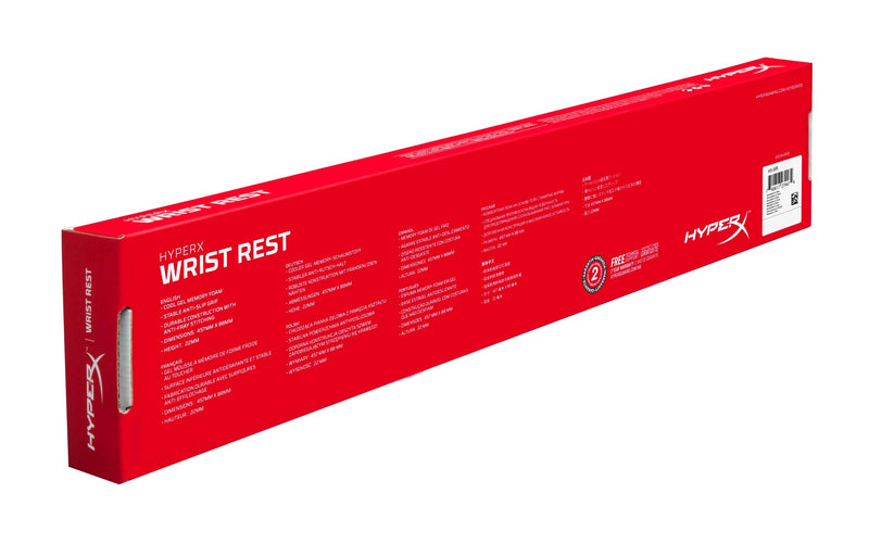 [Australia - AusPower] - HyperX Wrist Rest - Cooling Gel - memory Foam - Anti-Slip - Ergonomic - Keyboard Accessory Full Size 
