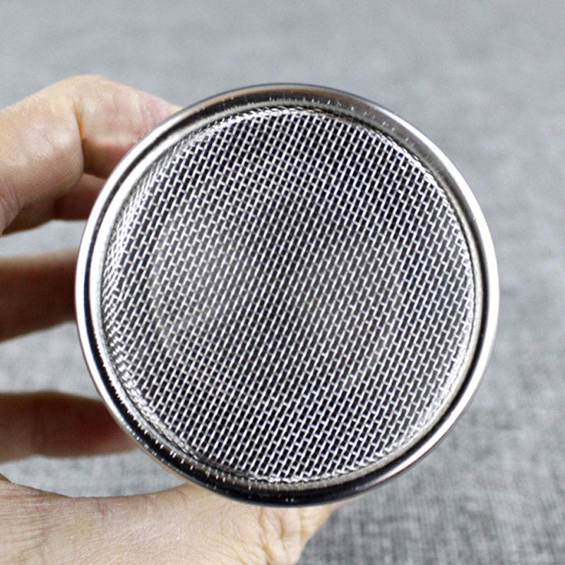 [Australia - AusPower] - Onwon Powder Sugar Shaker with Lid - Stainless Steel Fine Mesh Shaker Cinnamon Icing Sugar Powder Cocoa Flour Chocolate Coffee Sifter Sprinkler Dredgers for Coffee Cappuccino Latte 