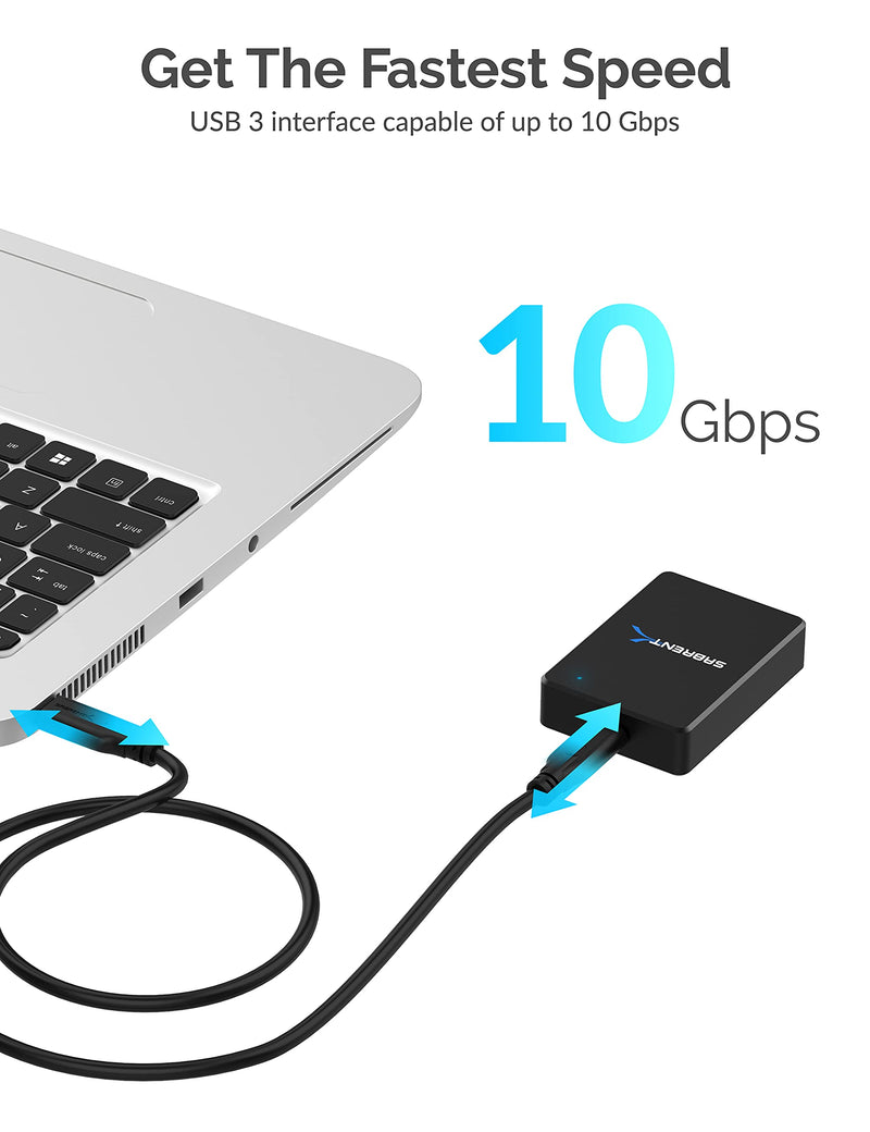 [Australia - AusPower] - SABRENT CFexpress Type B Card Reader with USB 3.2 10Gbps (CR-CFER) CFexpress Type-B 