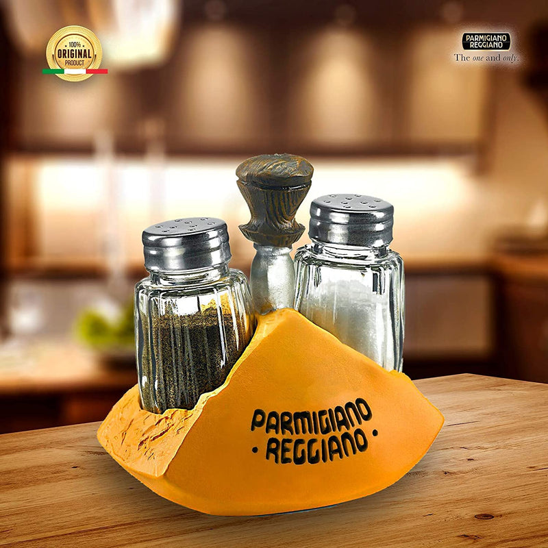[Australia - AusPower] - Parmigiano - Reggiano - Traditional Italian ‘Salt and Pepper’ Set Dispenser 