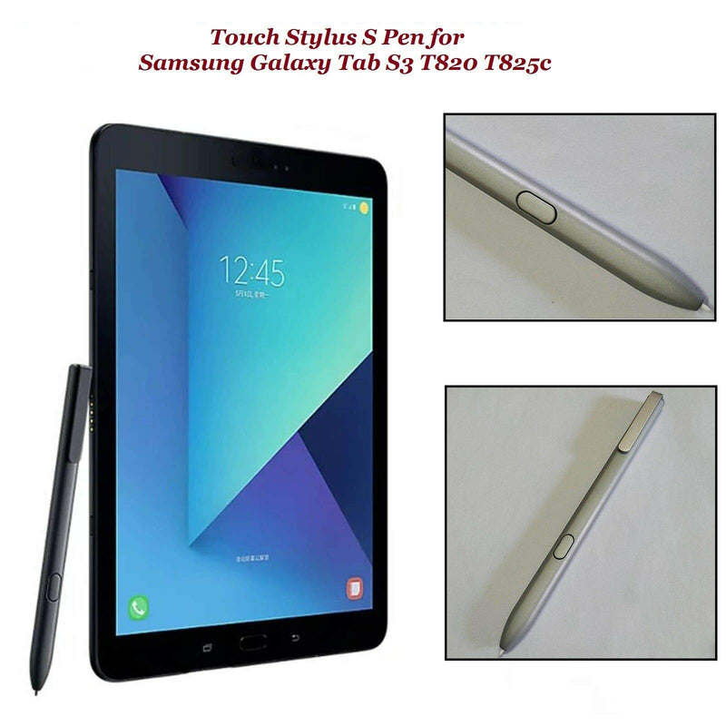 [Australia - AusPower] - Galaxy Tab S3 S Pen,Stylus Touch S Pen for Samsung Galaxy Tab S3 SM-T820 T835 T825 Replacement Warranty Tips/Nibs (Silver) 