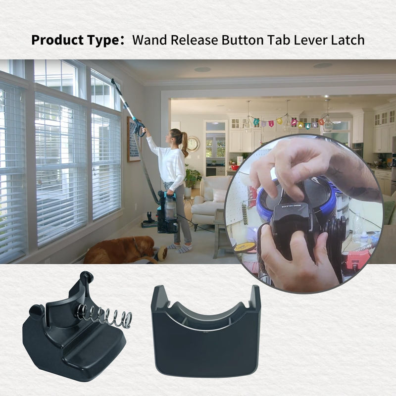 [Australia - AusPower] - XQK Wand Push Release Latch Lock Tab Handle for Bissell 3059 2852 28524 2998 2920 3399 31259 3125 3125W 
