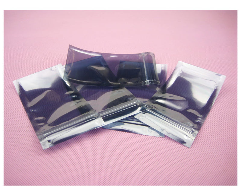 [Australia - AusPower] - TOJYXSY 100 PCS ESD Antistatic Bags Multi Sizes Inner 1.5 x 2.8 Inch (4x7cm) Electronic Device Laptop Cases Shielding Packing Zipper Pouches 1.5 x 2.8 Inch - 100 PCS 