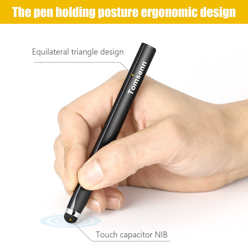 [Australia - AusPower] - Tomsenn Magnetic Stylus Touch Pen for ipad/Tablet/Smartphone (Black) Black 