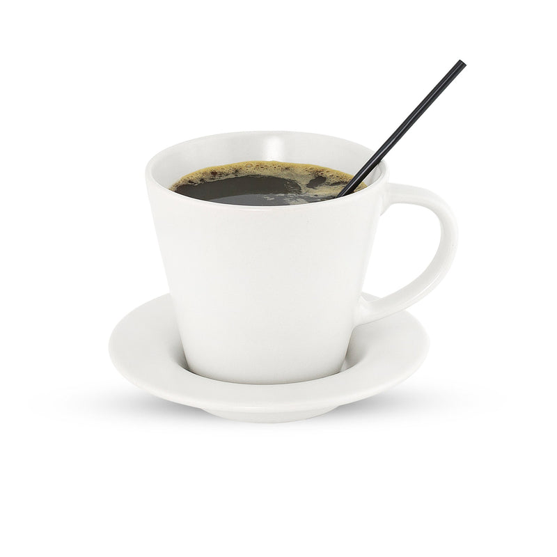 [Australia - AusPower] - Disposable Plastic Coffee Stirrer Straw - 5 Inch Sip Stir Stick (Black, 1,000) Black 1000 