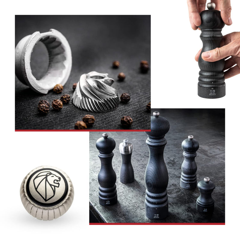 [Australia - AusPower] - Peugeot - Paris u'Select Manual Pepper Mill - Adjustable Grinder - Beechwood, Graphite Finish 30cm - 12in 