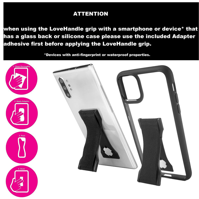 [Australia - AusPower] - LoveHandle PRO Leopard - Premium Phone and Tablet Grip with Swappable Strap, Cell Phone Stand - a Kickstand and Internal Magnets to Mount on Compatible Metal Surfaces - Made in USA 
