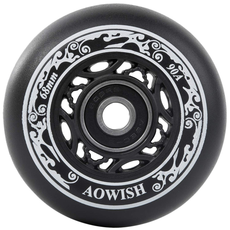 [Australia - AusPower] - AOWISH 2-Pack Mini Ripstik Wheels 68mm Ripster Wheels 90A Ripstick DLX Mini Caster Board Replacement Wheel with Bearings ABEC-9 