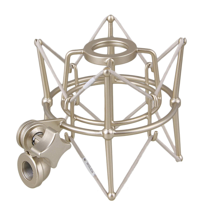[Australia - AusPower] - lovermusic lovermusic Metal Cylinder Spider Shock Mount Stand Replacement for Newman U87 Microphone Silver 