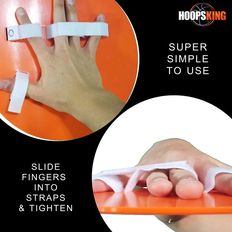 [Australia - AusPower] - HoopsKing Off Hand Shooting Aid Smooth Shooter - Guide Hand Shot Training Aid - Develop Muscle Memory for A True One Handed Release -Takes Away Off Hand from Shot Right 