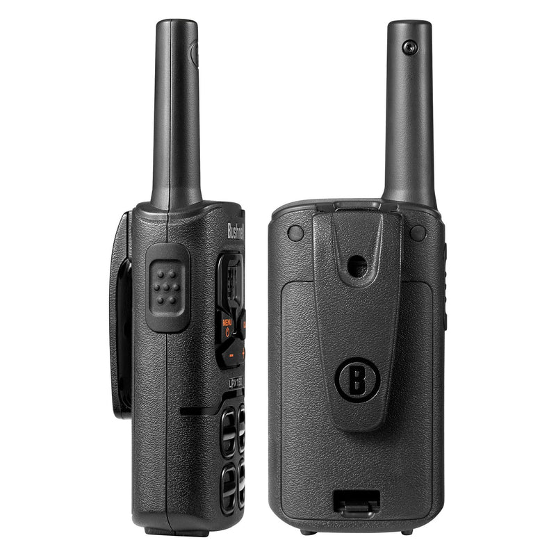 [Australia - AusPower] - New Bushnell LPX150 Walkie Talkie Radio - Reliable Quality, Rugged Design, 0.5W Power for 20 Miles of Range, Two Way Radios Equipped for Wherever Life Takes You (2 Pack) 