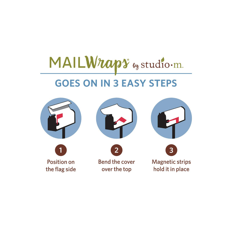[Australia - AusPower] - Studio M MailWraps Wild Garden, The Original Magnetic Decorative Mailbox Cover, Made in USA, Superior Weather Durability, Standard Size fits 6.5W x 19L Inch Mailbox 